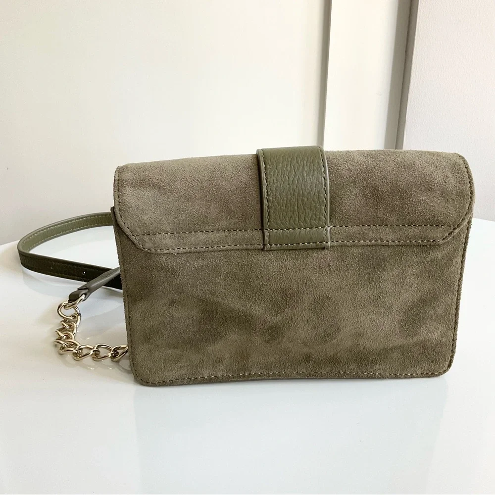Talbot's Suede Leather NWOT Small Crossbody. - Picture 8 of 12